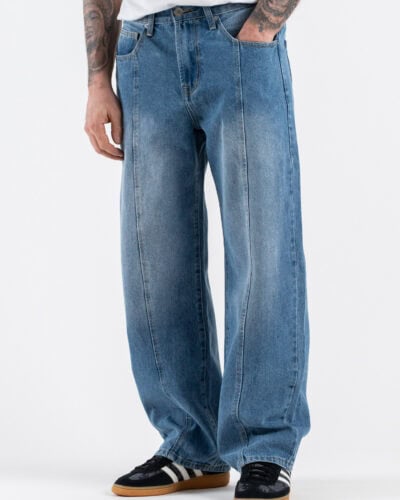 Jeans balloon con cucitura frontale 3149 Denim