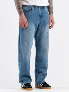 Jeans balloon con cucitura frontale 3149 Denim (2)