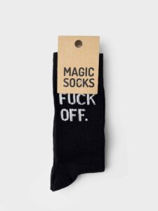 MAGIC-SOCKS-Calze-in-spugna-unisex-tg.-unica-stampa-FK-OFF-Nere