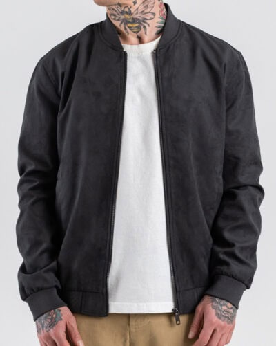 ONLY&SONS Bomber comodo in suede con elastico sul polso e fondo LUCAS 22027463 Phantom