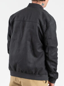 ONLY&SONS Bomber comodo in suede con elastico sul polso e fondo LUCAS 22027463 Phantom (5)