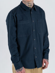 ONLY&SONS CamiciaGiacchetta over in cotone con tasche frontali ALP 22036879 Blue Nights (1)