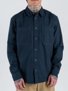 ONLY&SONS CamiciaGiacchetta over in cotone con tasche frontali ALP 22036879 Blue Nights (3)