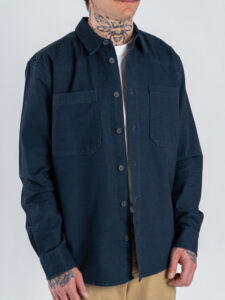 ONLY&SONS CamiciaGiacchetta over in cotone con tasche frontali ALP 22036879 Blue Nights (4)