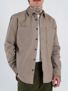 ONLY&SONS CamiciaGiacchetta over in cotone con tasche frontali ALP 22036879 Desert Taupe (1)