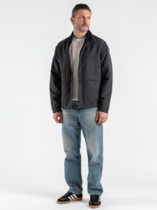 ONLY&SONS Giubbino regular leggero modello Barbour con colletto in velluto KOSMO 22031626 Phantom (1)
