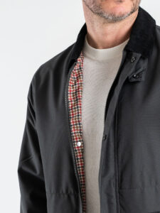 ONLY&SONS Giubbino regular leggero modello Barbour con colletto in velluto KOSMO 22031626 Phantom (2)