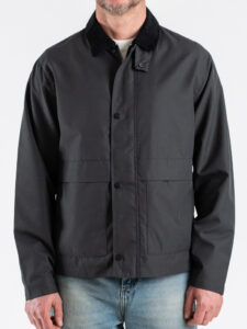 ONLY&SONS Giubbino regular leggero modello Barbour con colletto in velluto KOSMO 22031626 Phantom (8)