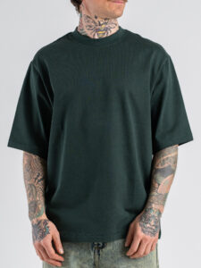 ONLY&SONS T-shirt over boxy fit più grammata MILLENIUM 22027787 Darkest Spruce (3)