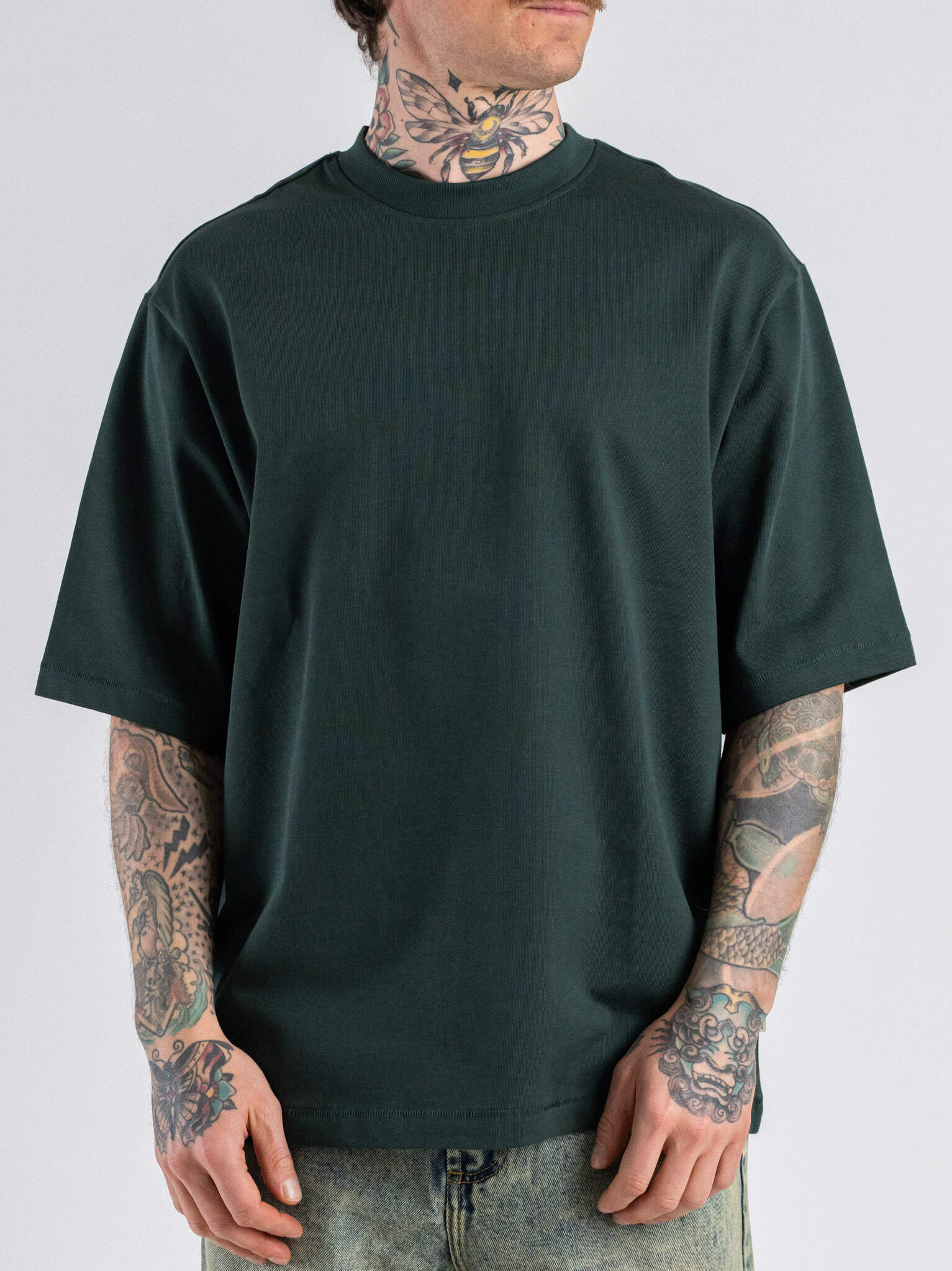 ONLY&SONS T-shirt over boxy fit più grammata MILLENIUM 22027787 Darkest Spruce