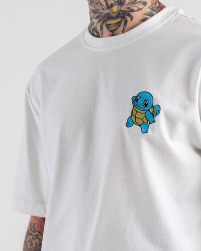 ONLY&SONS T-shirt over in cotone con ricamo Squirtle Pokemon 22037659 Bright White