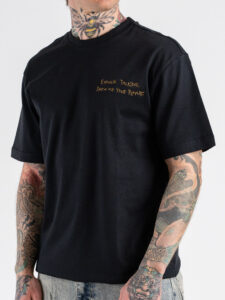 ONLY&SONS T-shirt over in cotone con scritta ricamata AARON 22030568 (2)