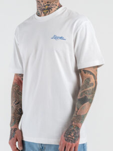 ONLY&SONS T-shirt over in cotone con stampa lampade fronteretro FRED 22037734 Bright White (6)