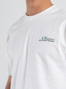ONLY&SONS T-shirt over in cotone con stampa sedie fronteretro FRED 22037734 Bright White (4)
