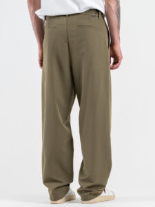 OVER-D Abito Relaxed fit con Giacca un petto e mezzo + Pantalone con elastico in vita OE1S2S6A41 Militare (10)