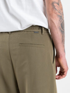 OVER-D Abito Relaxed fit con Giacca un petto e mezzo + Pantalone con elastico in vita OE1S2S6A41 Militare (11)