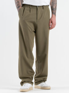 OVER-D Abito Relaxed fit con Giacca un petto e mezzo + Pantalone con elastico in vita OE1S2S6A41 Militare (7)