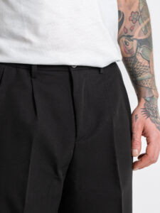 OVER-D Abito Relaxed fit con Giacca un petto e mezzo + Pantalone con elastico in vita OE1S2S6A41 Nero (10)