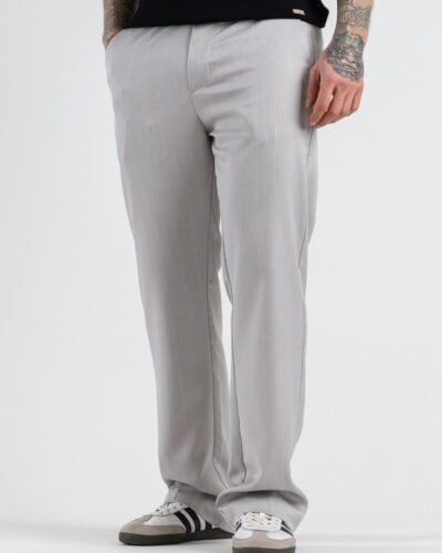 OVER-D Pantalaccio loose fit gessato da abito OE1S2S6P89 Grigio