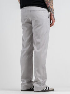 OVER-D Pantalaccio loose fit gessato da abito OE1S2S6P89 Grigio (3)