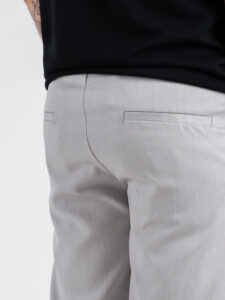 OVER-D Pantalaccio loose fit gessato da abito OE1S2S6P89 Grigio (4)