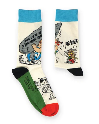 SOCKS AFFAIRS Calze di media lunghezza in morbido cotone ASTERIX MENIR SOCKS Bianco