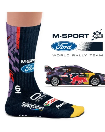 SOCKS AFFAIRS Calze di media lunghezza in morbido cotone M-SPORT WORLD RALLY SOCKS Blu