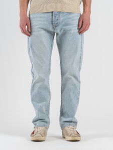 BERNA Jeans regular basico lavaggio bleach 261265 Azzurro (2)