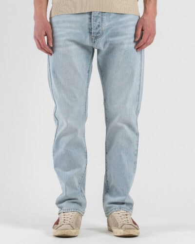 BERNA Jeans regular basico lavaggio bleach 261265 Azzurro