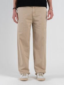 BERNA Pantalone loose fit in gabardina 261295 Beige (1)