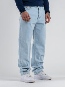 BL11 Jeans loose fit basico 46BLK05530 Azzurro chiaro (2)