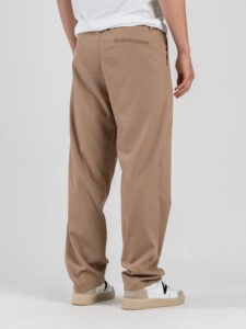 ESTASI Pantalone leggero con gamba morbida ed elastico in vita SANE’ EST Cammello (6)