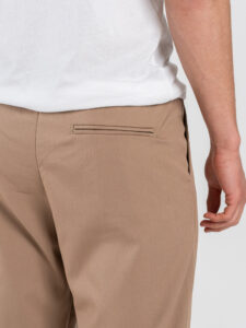 ESTASI Pantalone leggero con gamba morbida ed elastico in vita SANE’ EST Cammello (7)
