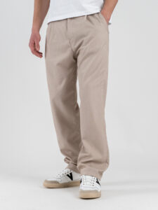 ESTASI Pantalone leggero con gamba morbida ed elastico in vita SANE’ EST Tortora (3)