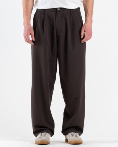 IMPERIAL Pantalone baggy da abito PE6ILBQ Caffè