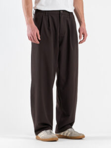 IMPERIAL Pantalone baggy da abito PE6ILBQ Caffè (3)