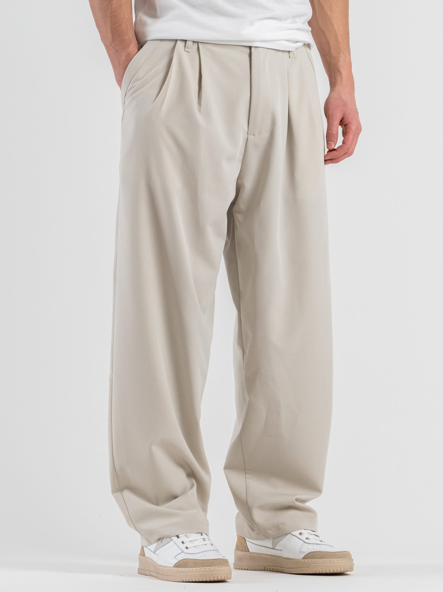 IMPERIAL Pantalone baggy da abito PE6ILBQ Calce