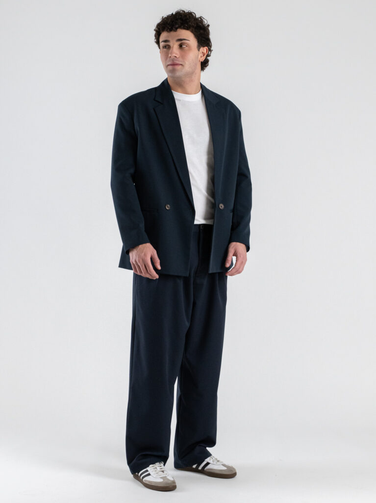 IMPERIAL Pantalone baggy da abito PE6ILBQ Navy 7 Abiti