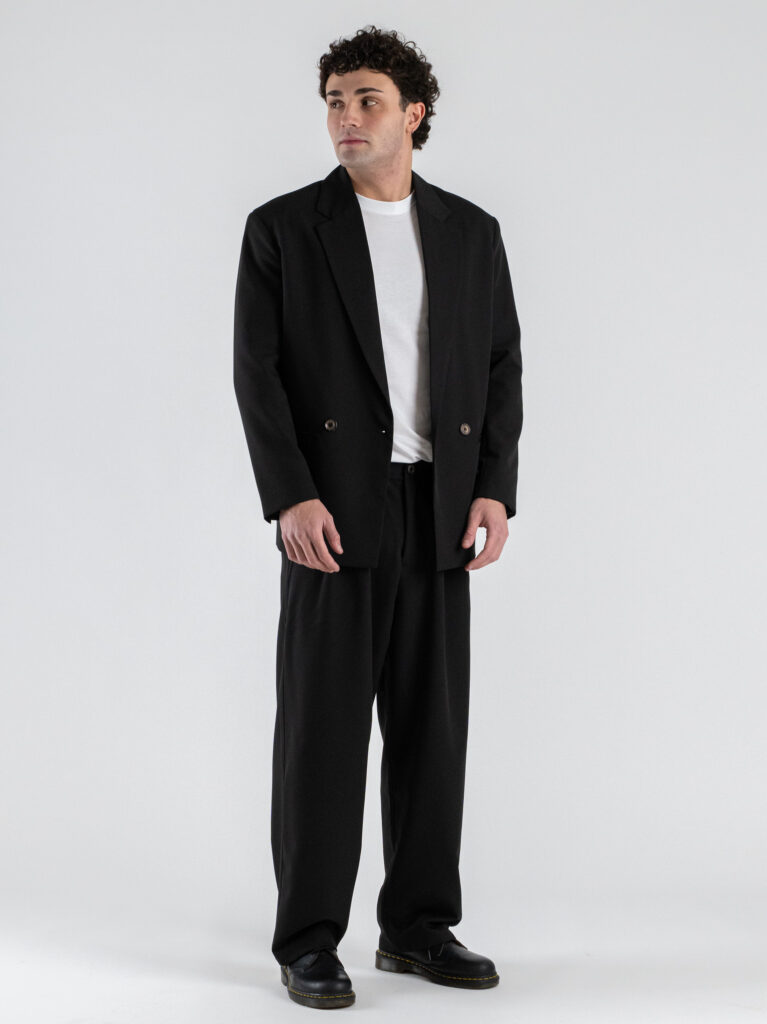 IMPERIAL Pantalone baggy da abito PE6ILBQ Nero 1 Abiti