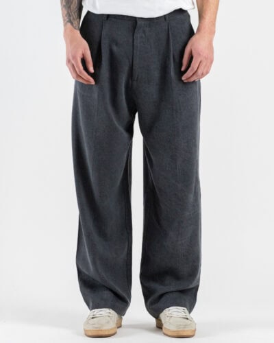 IMPERIAL Pantalone baggy da coordinato con pences P5441P500A Lavagna