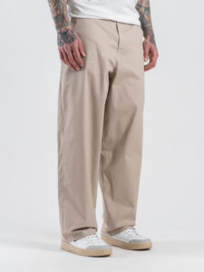 IMPERIAL Pantalone baggy in cotone elasticizzato PE6FLCD Beige (2)