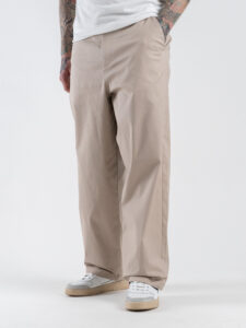 IMPERIAL Pantalone baggy in cotone elasticizzato PE6FLCD Beige (3)
