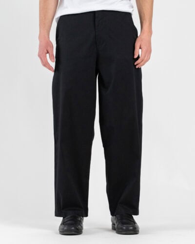 IMPERIAL Pantalone baggy in cotone elasticizzato PE6FLCD Nero