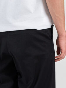 IMPERIAL Pantalone baggy in cotone elasticizzato PE6FLCD Nero (7)