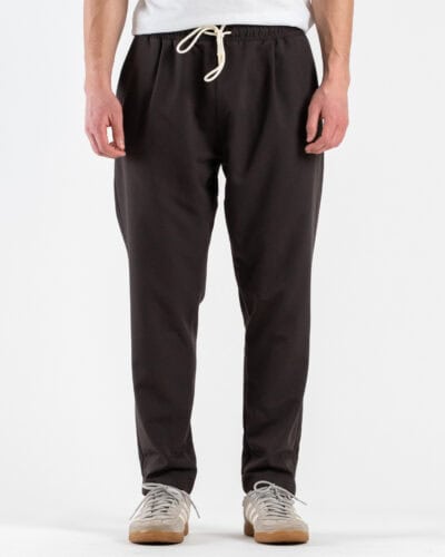 IMPERIAL Pantalone da abito con coulisse in vita e gamba morbida PC8QLBQ Caffè