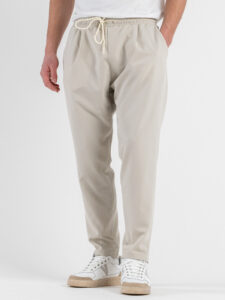 IMPERIAL Pantalone da abito con gamba morbida e coulisse in vita PC8QLBQ Calce (3)