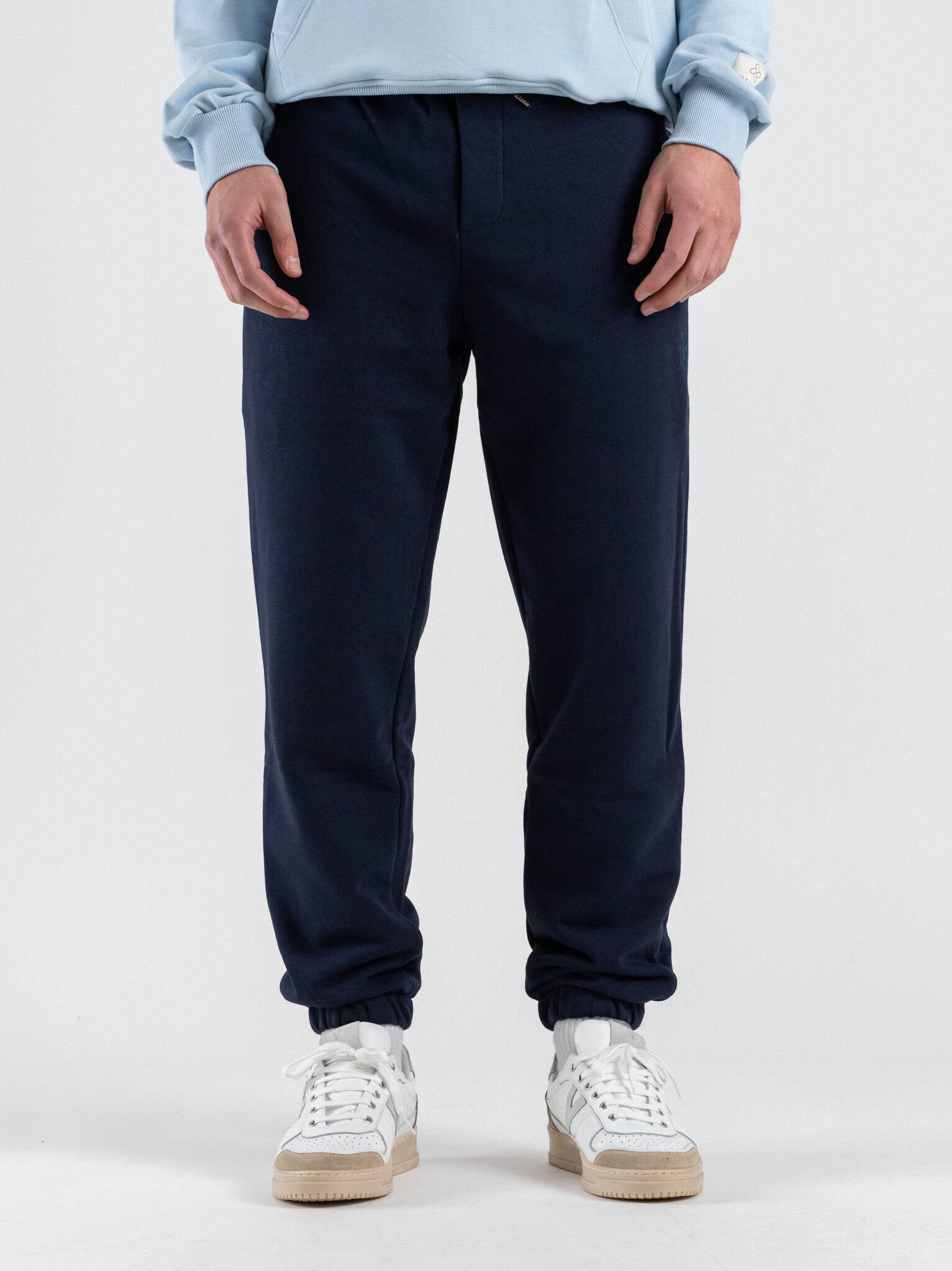 IMPERIAL Pantalone tuta regular in cotone con polsino sul fondo P8588P033 Blu