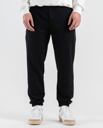 IMPERIAL Pantalone tuta regular in cotone con polsino sul fondo P8588P033 Nero