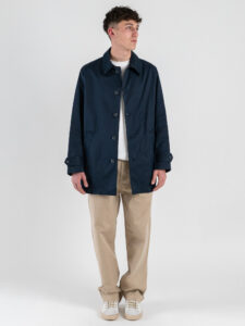 IMPERIAL Trench regular leggero con bottoni e colletto V6407E401 Blu (2)