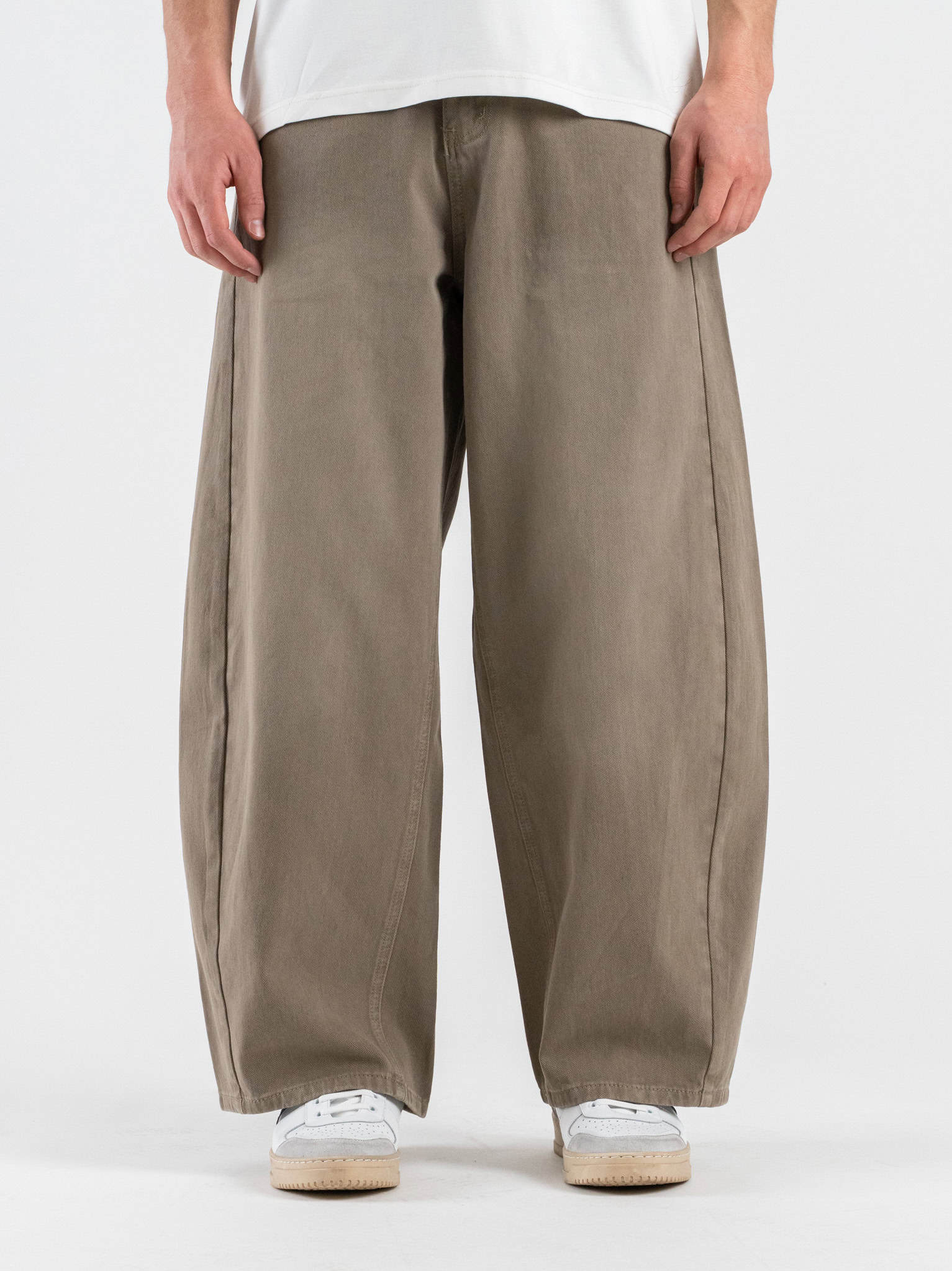 Jeans balloon basico L815515 Khaki